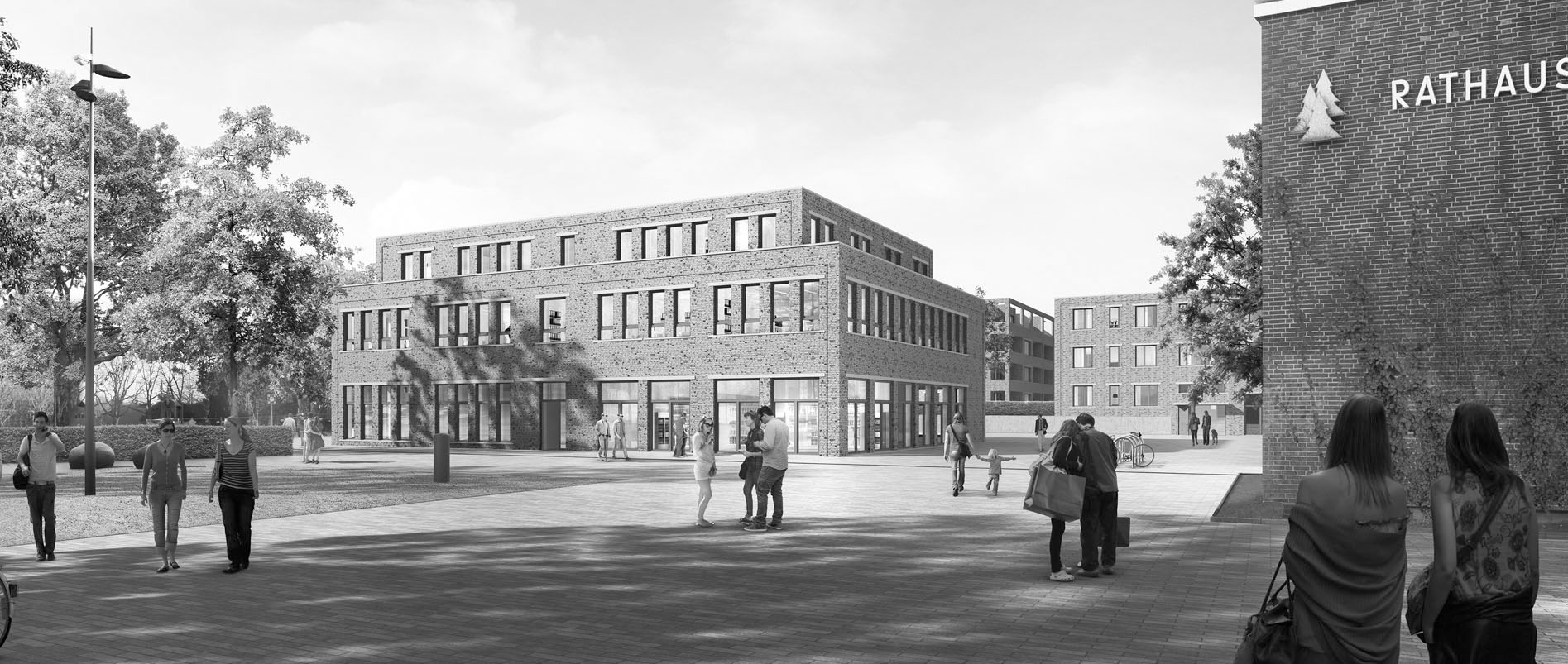 Das neue Rathausquartier in Halstenbek